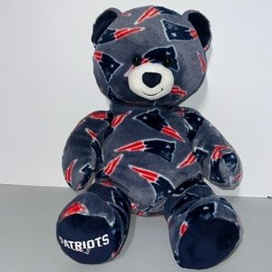 NFL Build A Bear Work Shop New England Patriots Plush Bear